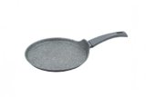 Zanetti – DURAPIETRA Crepiera 28 cm in Alluminio, Padella Antiaderente per Crepes Forgiata ad Alto Spessore, Effetto Pietra e Manico Soft Touch, Per Ogni Piano Cottura Incluso l’Induzione