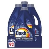 Dash Power Detersivo Liquido Lavatrice, 92 Lavaggi (4×23), Extra Smacchiante, Rimuove anche le macchie secche da 7 giorni, per una pulizia impeccabile