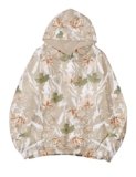 Lauweion Womens Oversized Camo Hoodie Maple Leaf Graphic Hooded Sweatshirt Fleece Camouflage Hoodie with Kangaroo Pockets