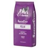 Pet’s Garden Special Crock Felix, Crocchette con Carne, Alimento Completo per Gatti, 20 kg, Prodotto Italiano