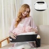 Dresime Cuscino Allattamento Ergonomico Cuneo Rimovibile, Schiuma a Memoria, Antiscivolo, Supporto Postura
