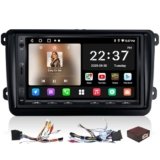 ATOTOZONE A5L Android Autoradio CarPlay per VW Polo Golf 5 6 Passat Jetta Skoda, Schermo da 7″ Wireless Android Auto Stereo con GPS Navi, Wi-Fi/Bluetooth/USB, FM/AM/RDS, HD LRV, MirrorLink, SWC