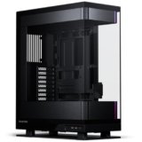Phanteks Evolv X2, telaio di gioco a metà torre, sistema di raffreddamento verticale, telaio in vetro temperato trasparente, pannello interno in alluminio spazzolato con illuminazione D-RGB integrata,