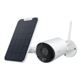 Reolink 2K 5MP Telecamera WiFi Esterno Senza Fili con Pannello Solare, Rilevamento Persone/Veicoli/Animali, Visione Notturna, Audio a 2 Vie, Notifiche Instant, Impermeabile, Argus Eco (2025 Versione)