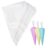 Carehabi sac a Poche USA e Getta, 100 Pezzi Sacchetto per Pasticceria e Getta, per Decorare Torte di Biscotti, Sacchetti per Decorare Torte (40x23cm)