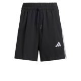 adidas Femme Essentials 3-Stripes Cotton Shorts, Black/White, XS