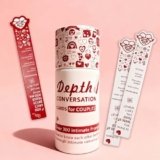 Rosafinal Couples Games, Conversation Cards for Couples – Deep Connection Card Game with 300+ Prompts, Conversation Starters for Date Night, 2 Player Game for Memorable Date and Game Nights