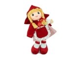 Teorema – Bambola di Pezza Carlotta delle Fiabe, Bambola Stoffa, Giocattolo per bambini, Altezza 30cm