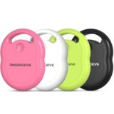 Smart Air Tracker Tag,Localizzatore Compatibile con Apple Dov’è (Solo iOS),Bluetooth Trova oggetti per Chiavi,Bagagli,Portafogli,Borse,Zaini,Batteria Sostituibile,Pacchetto da 4