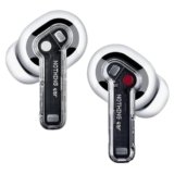 Nothing Ear cuffie bluetooth con Audio Hi-Res, Cancellazione attiva del rumore intelligente, Equalizzatore avanzato e fino a 40.5 ore di ascolto – Bianco