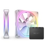NZXT Cooler F Series F140 RGB DUO Twin Pack White (RF-D14DF-W1) (RFD14DFW1)