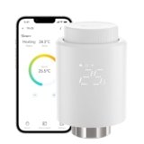 SONOFF Termostato da Radiatore TRVZB, Valvola Termostatica Intelligente,Termostato per Riscaldamento Intelligente con Funzione App, Richiede Hub Zigbee 3.0, Compatibile co Amazon Alexa/Home Assistant