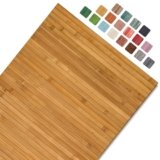 CosìCasa Tappeto Bamboo Cucina Antiscivolo – Passatoia Cucina Idrorepellente, Facile da Pulire | Tappeto Cucina Antiscivolo Lavabile al Metro – Tappeto Bambu (Beige, 50×120 cm)