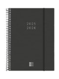 finocam Agenda Spirale 18 Mesi 2025 2026 Settimana Layout Orizzontale Luglio 2025 Dicembre 2026 (18 mesi) Nero Internazionale