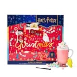 HARRY POTTER 24 Days of Surprises, Includes 12 Color-Changing Hot Chocolate Mixes, 4 Topping Varieties & Stir Wand Officially Licensed, Advent Calendar 2025