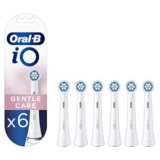 Oral-B iO Gentle Care, Testine di Ricambio per Spazzolino Elettrico, Confezione Da 6 Pezzi, Adatto Per Buca Delle Lettere