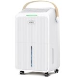 KNKA Deumidificatore, Deumidificatori Casa Muffa, 16L/24H, Serbatoio 3,3L, Basso Rumore, Basso Consumo, Sbrinamento Automatico, Blocco Bambini, Design Anti-Goccia, 4 Modalità, 80m³（32㎡）