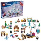 LEGO Disney Frozen Advent Calendar 2025 Kids Toy – Holiday Countdown Playset for Boys & Girls, Ages 5+ – Ana & Elsa Minidolls & Buildable Surprises – Disney Princess Gift for Christmas – 43273