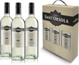 Sant’Orsola – Tris di Vino Bianco Confezione Regalo, Chardonnay, Orvieto DOC Classico, Pinot Grigio DOC delle Venezie, 3×750 ml