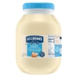 Hellmann’s Light Mayonnaise Jar Condiment for Sandwiches, Salads, Mayo Made with 100% Cage Free Eggs, Gluten Free, 1 gallon (Pack of 1)
