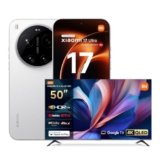 XIAOMI 17 Ultra, Smartphone 16+512GB, Teleobiettivo Lenti Leica APO 200MP 75–100mm, Tecnologia LOFIC HDR, HyperAI, White, Garanzia 2 anni+1 anno extra, Caricatore non incluso+TV A Pro QLED 50″