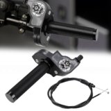 Gas Rapido Domino Moto 7/8” 22mm Manopole Acceleratore Quick Draw Regolabile Universale per EXC SX XC XC-W EXC-F RR CR CRF CT200U YZ YZF PW WR TTR KLX KX KXF TE TX 50-250cc Pit Dirt Bike Scooter Nero