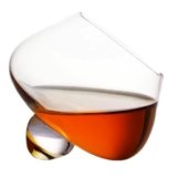 Bicchieri Whisky, Senza Stelo Degustazione Vetro Inclinati, Rum Cognac Vino Cristallo Rotanti, Liquore Brandy Cocktail Tumbler Grappa Bicchiere Personalizzato Regalo