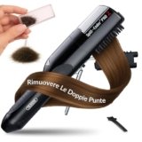 Split Ender PRO 2 tagliacapelli salon professionale senza fili per doppie punte per doppie punte secche, danneggiate e fragili nero