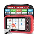 OBD2 Auto Diagnostica Diagnosi-auto LAUNCH CRP129E Plus OBD2 Auto Diagnostica per tutti i sistemi con 12+ reset, ABS/Codifica iniettori/Olio/Acceleratore/EPB/SAS/TPMS/Corrispondenza batteria