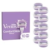 Gillette Venus ComfortGlide Breeze Lamette Di Ricambio, 10 Lamette da Donna Di Ricambio per Rasoio Donna, Per Una Rasatura Liscia E Profonda Che Dura