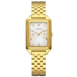 CIVO Watches for Women with Small Wrists: Vintage Quartz Bracelet Watch with Roman Dial – Gold Three-Hand Stainless Steel Watch – Gifts for Girlfriend Wife Mother on Anniversary Birthday