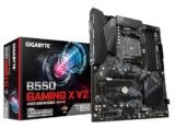 GIGABYTE B550 Gaming X V2 Scheda madre – CPU AMD Ryzen 5000, VRM a 10+3 fasi, fino a 4733 MHz DDR4, 1xPCIe 4.0 + 1xPCIe 3.0 M.2, LAN 1GbE, USB 3.2 Gen 2