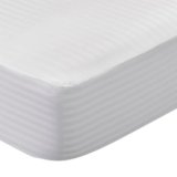 Pikolin Home Coprimaterasso 200×200 cm in 100% Cotone Sanforizzato, Traspirante, Morbido e Anti‑restringimento, Lavabile in Lavatrice, Angoli Elasticizzati