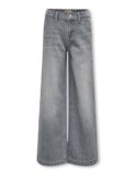 Only carmakoma KOGCOMET Wide Leg DNM MAT624 Noos, Jeans Larghi Bambina, Medium Grey Denim,