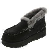 UGG Women’s Ansley Parc Slipper, Black, 9
