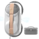 Lydsto WL09 Robot Lavavetri Doppi Ugelli con Spruzzo Ultrasonico，6000Pa Robot Pulisci Vetri 80ML Serbatoio dell’Acqua, Telecomandoe 10 Panni, Per Tutte le Superfici Lisce (Grey)