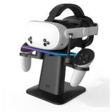 KIWI design Dock di Ricarica per Accessori Quest 3S/Quest 3/Quest 2/Quest Pro, Accreditate da Meta