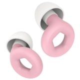 2 Tappi Orecchie Dormire, Pro Tappi Orecchie Dormire, Orecchies Dormires Tappis per Orecchies Antirumore, Morbida e Riutilizzabile, Ideali per Sonno Profondo, Ufficio, Viaggi, Rosa-bianco