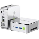 GMKtec Mini PC Ryzen 5 3500U (Superiore a 4300U/N150/N95), 16 GB RAM 512 GB M.2 SSD, Mini Computer Desktop con LAN 2,5G, Triplo Display 4K (HDMI/DP/Type C), PC Mini per Ufficio, Gaming e Casa