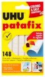 UHU PATAFIX Originale – Pastiglie adesive pretagliate Riposizionabili Bianco 148 pastiglie