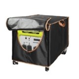 PALON Outdoor Waterproof Generator Covers, 27x25x25in Camping Dynamo Protection, Universal Generator Protector for Portable Generators 3000-5000W, Black