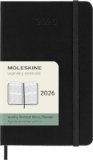 Moleskine Weekly Planner, Agenda Settimanale Verticale 2026 12 Mesi, Copertina Rigida e Chiusura Elastica, Colore Nero, Formato Pocket 9×14 cm