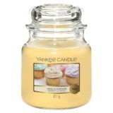 Yankee Candle Candela profumata in giara media | Cupcake alla vaniglia | Durata Fino a 75 Ore
