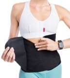 Revée Fascia Addominale Post-Operatoria h26 cm – Binder per Terapia Post-Addominoplastica, Lipoaspirazione, Ernia Addominale, Ernia Ombelicale, Parto Cesareo, Fascia Compressiva Unisex (Nero, S)