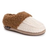 MUK LUKS Women’s Moselle Slipper, White, S