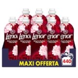 Lenor Ammorbidente Lavatrice Concentrato 440 Lavaggi (8X55), Gelsomino Scarlatto E Rose De Mai, Freschezza Che Dura 3 Volte Più A Lungo Con Tecnologia Olii Profumati