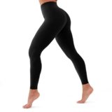 CHARMKING High Waisted Leggings for Women Soft Tummy Control Pants Non See Through Workout Yoga Pants for Running Reg & Plus Size(Black, Small-Medium)