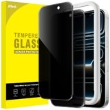 JETech Privacy Pellicola Protettiva per iPhone 17 Pro 6,3 Pollici, Anti-Spy Vetro Temperato Film con Strumento di Installazione Facile, Pacco da 2