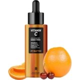 Vitamina C Siero Viso Coreano 100ml con Vitamin C Pura e Acido Ialuronico, Bakuchiol, Tè Verde, Siero Antimacchia Viso Illuminante, Antirughe Donna e Uomo, Skincare, Made In Italy