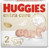 Huggies Extra Care Bebe, Pannolini Taglia 2 (3-6Kg), Ultra assorbente, Design Disney, 24 Pz